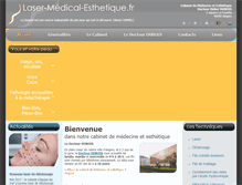 Tablet Screenshot of laser-medical-esthetique.fr